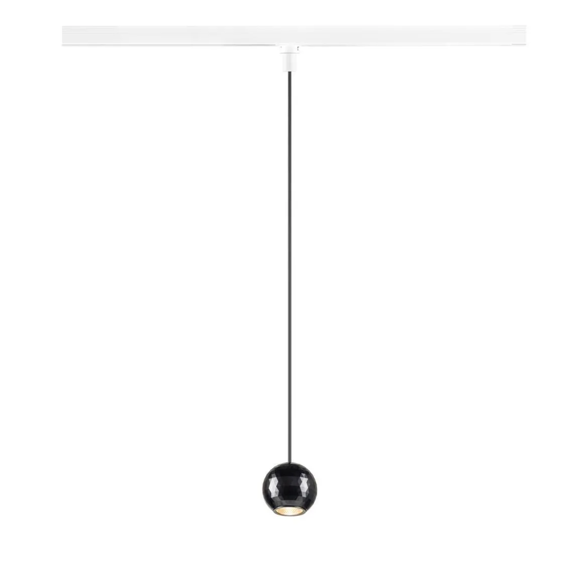SLV 1010325 DYSKO Pendelleuchte für Stromschiene 1-Phasen 2700K 36° weiß schwarz
