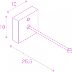 SLV 1004682 FITU CRANE BASE schwarz ohne Leuchte