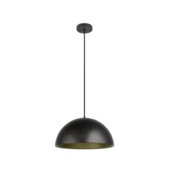SLV 1008536 FORCHINI M 40 Pendelleuchte schwarz gold E27