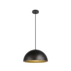 SLV 1008536 FORCHINI M 40 Pendelleuchte schwarz gold E27