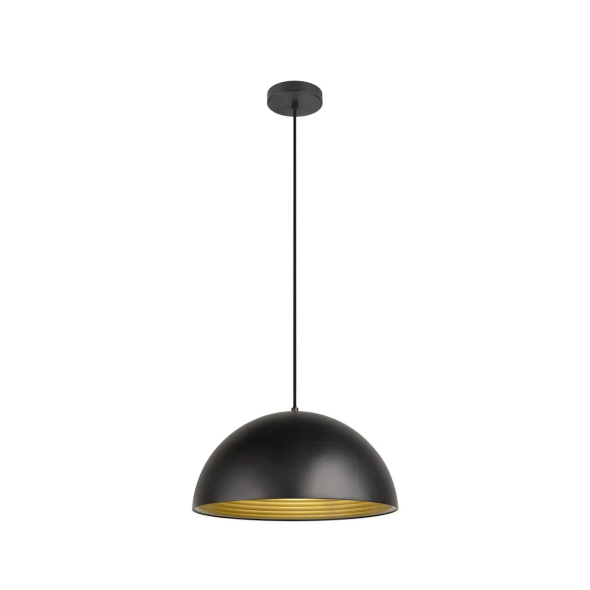 SLV 1008536 FORCHINI M 40 Pendelleuchte schwarz gold E27