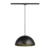 SLV 1008540 FORCHINI M 40 TRACK 1-Phasen Pendelleuchte E27 schwarz gold Adapter schwarz
