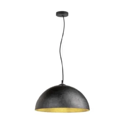 SLV 1008535 FORCHINI 50 Pendelleuchte schwarz gold E27