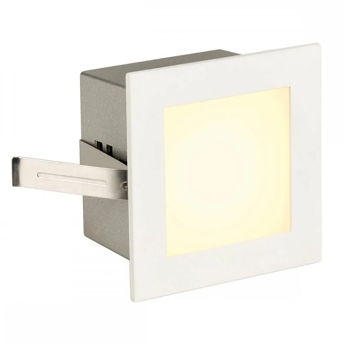 SLV 113262 FRAME BASIC LED Einbauleuchte eckig weiss 3000K 40lm