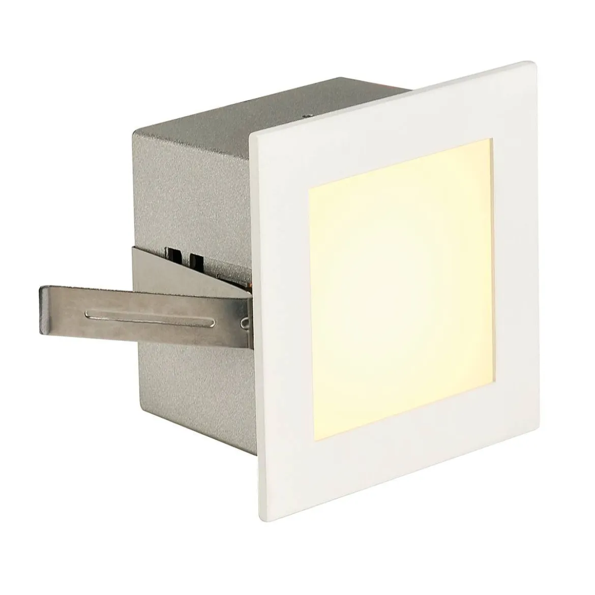 SLV 113262 FRAME BASIC LED Einbauleuchte eckig weiss 3000K 40lm