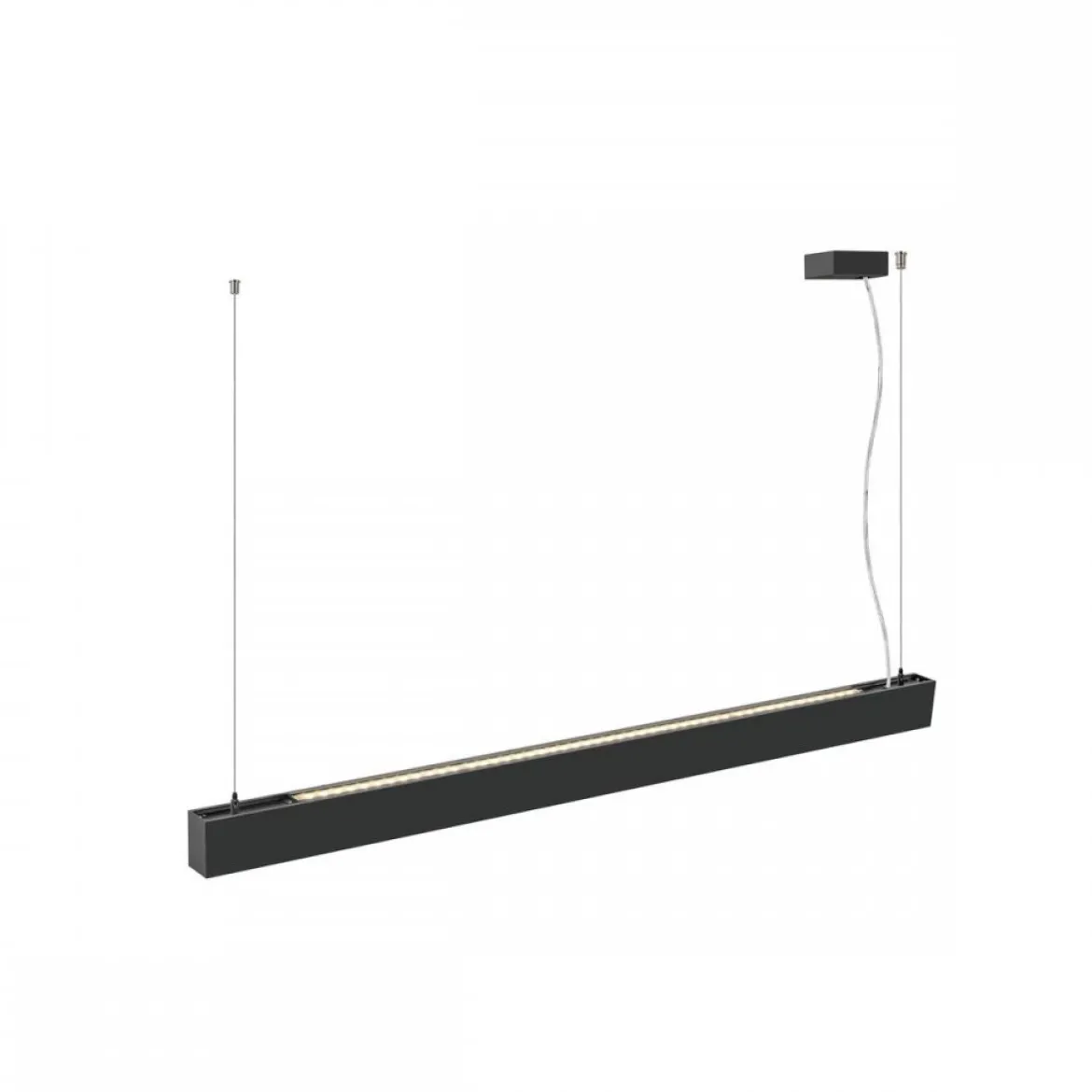 SLV 1010510 GLENOS PRO LED Pendelleuchte DALI 120cm 3000K schwarz