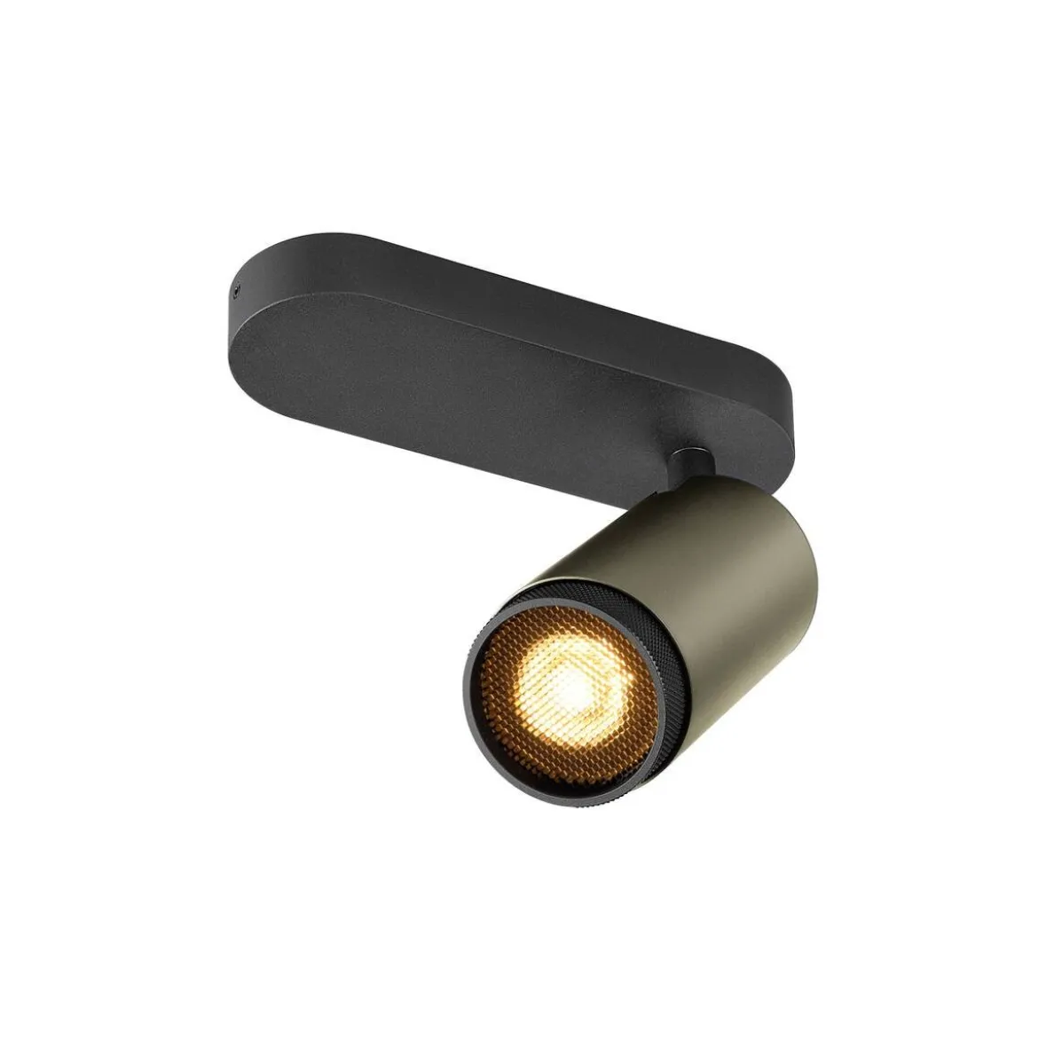 SLV 1009094 GRIP! L Deckenleuchte single zylindrisch 6W GU10 bronze schwarz