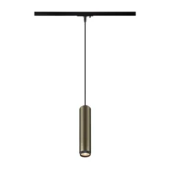 SLV 1008472 GRIP! L 1-Phasen Pendelleuchte GU10 max. 6W bronze schwarz