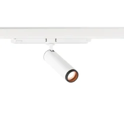 SLV 1008439 GRIP! M 3-Phasen Spot zylindrisch 2000-3000K 15W DALI Dim-to-Warm Touch 42° weiß schwarz