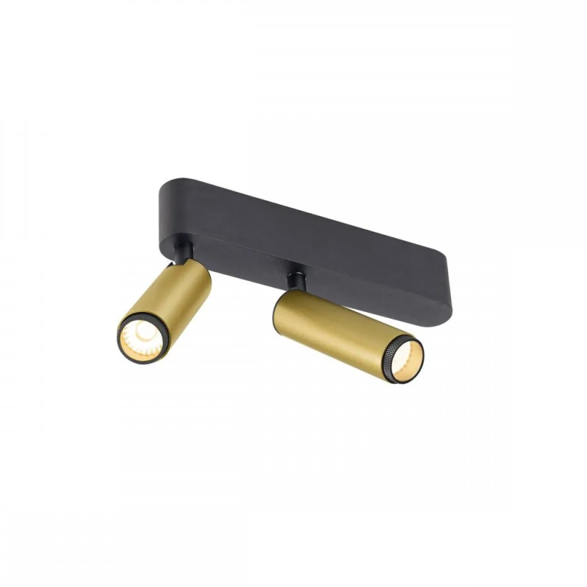 SLV 1009050 GRIP! S double Deckenaufbauleuchte 2700K 29° Phase gold schwarz