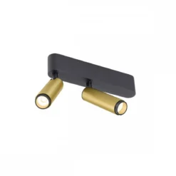 SLV 1009051 GRIP! S double Deckenaufbauleuchte 3000K 29° Phase gold schwarz