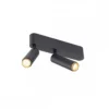 SLV 1009046 GRIP! S double Deckenaufbauleuchte 2700K 29° Phase schwarz gold