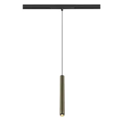SLV 1008467 GRIP! S 48V Pendelleuchte 2000-3000K 29° DALI Dim-to-Warm bronze schwarz