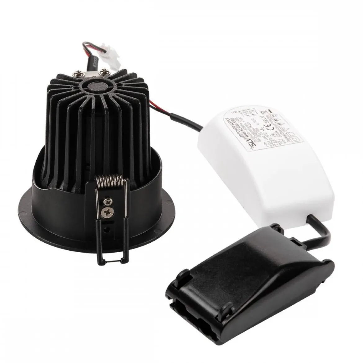 SLV 114480 H-LIGHT 1 LED Deckeneinbauleuchte schwarz 11W 20° 2700K inkl. Treiber