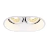 SLV 1006122 HORN double QPAR51 Deckeneinbauleuchte weiß 25W