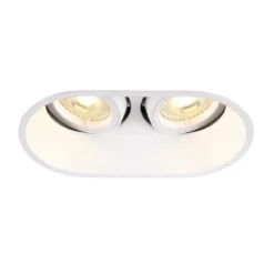 SLV 1006122 HORN double QPAR51 Deckeneinbauleuchte weiß 25W