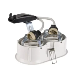 SLV 1006122 HORN double QPAR51 Deckeneinbauleuchte weiß 25W