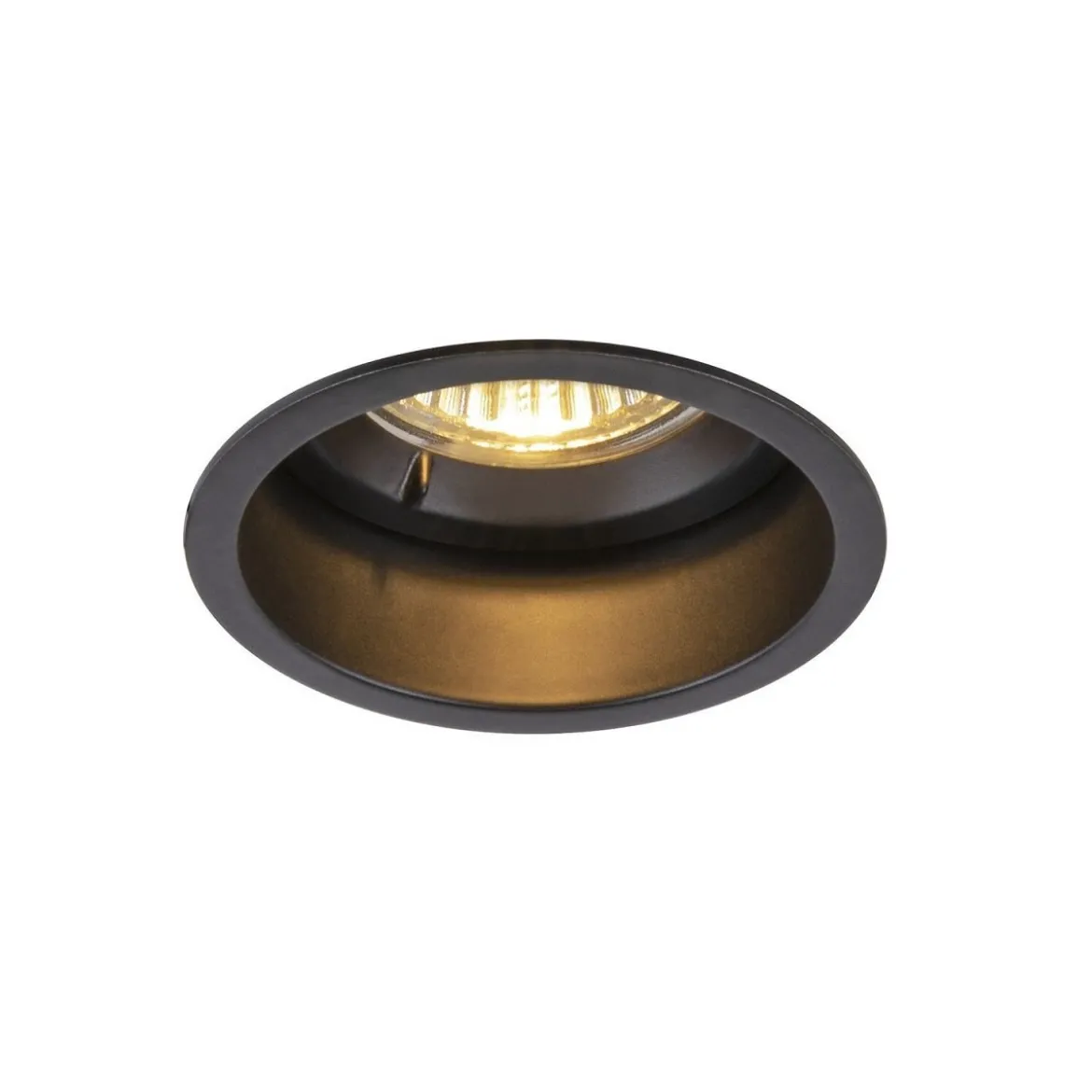 SLV 1005435 HORN GU10 Deckeneinbauleuchte schwarz 25W blower door getestet