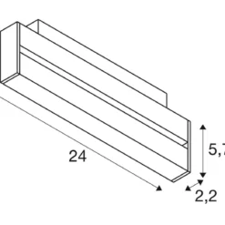 SLV 1006644 IN-LINE 24 48V Spot Move Darklight Reflector DALI weiß 7.3W 650lm 4000K CRI90 35°
