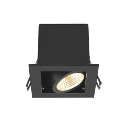 SLV 1007551 KADUX Deckeneinbauleuchte single 3000K 38° IP20 quadratisch schwarz