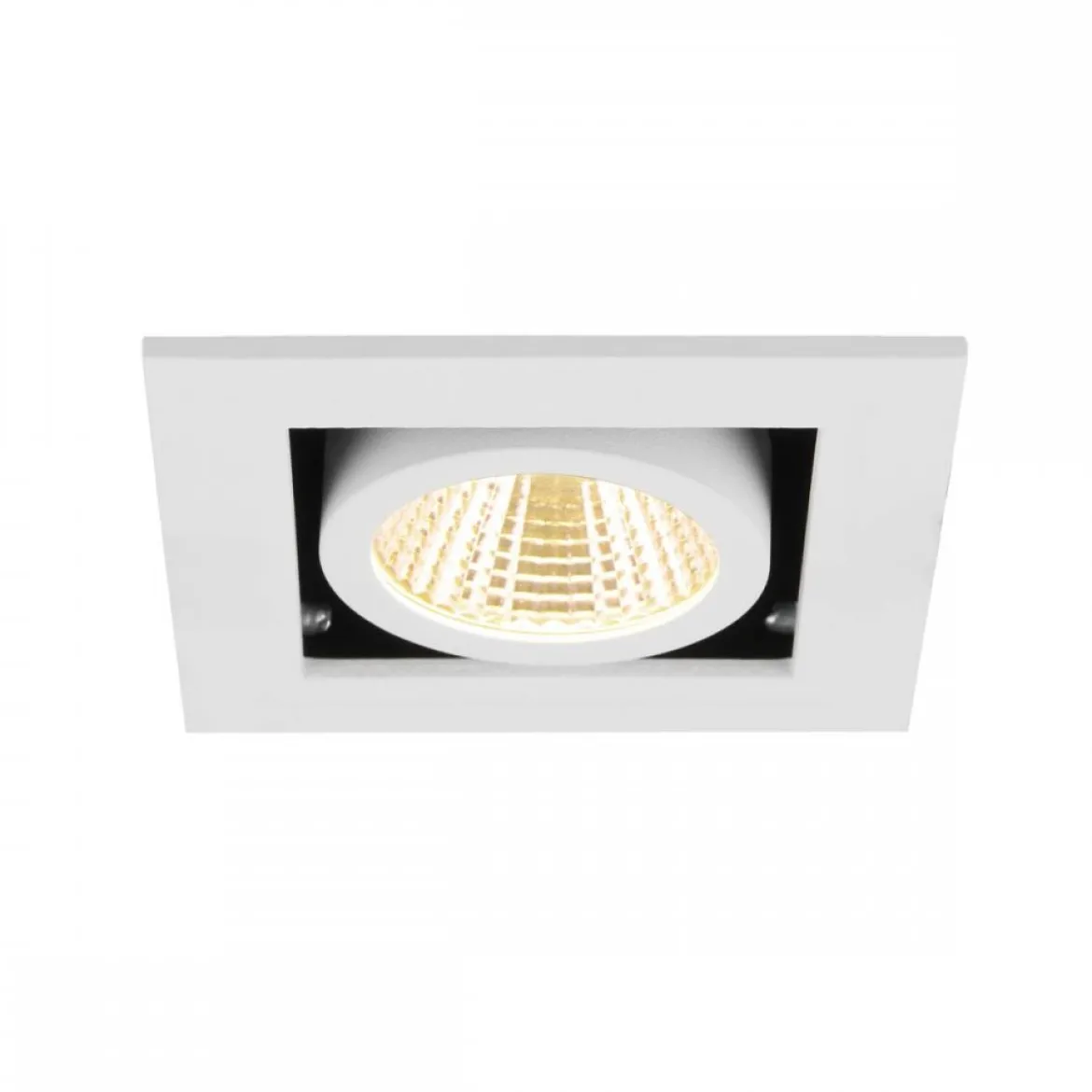 SLV 1007552 KADUX Deckeneinbauleuchte single 3000K 38° IP20 quadratisch weiß