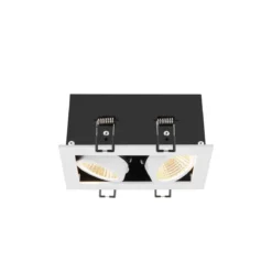 SLV 1007560 KADUX Deckeneinbauleuchte double 3000K 38° IP 20 quadratisch weiß