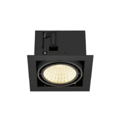 SLV 1008568 KADUX Deckeneinbauleuchte single 3000K DALI 2 Touch 30° schwarz