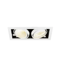 SLV 1008571 KADUX Deckeneinbauleuchte double 3000K DALI 2 Touch 30° weiß