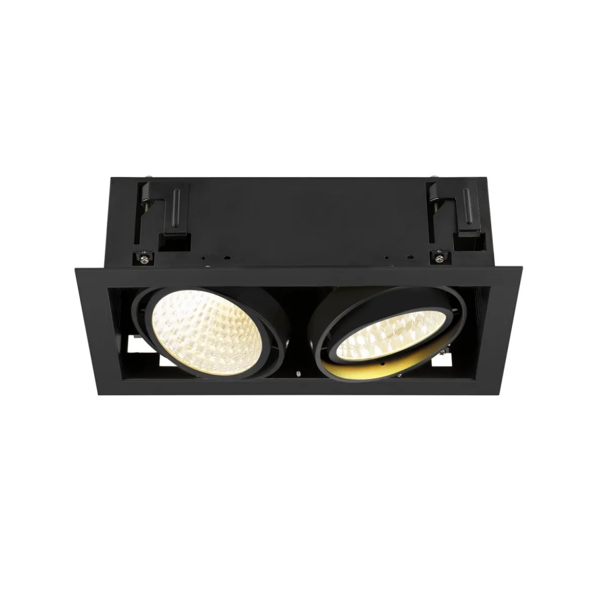 SLV 1008572 KADUX Deckeneinbauleuchte double 3000K DALI 2 Touch 30° schwarz