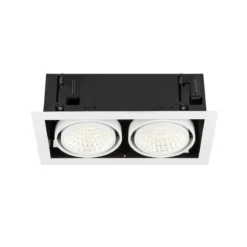 SLV 1008573 KADUX Deckeneinbauleuchte double 4000K DALI 2 Touch 30° weiß