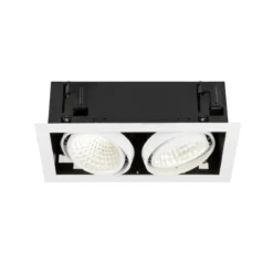 SLV 1008573 KADUX Deckeneinbauleuchte double 4000K DALI 2 Touch 30° weiß