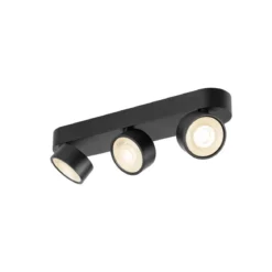 SLV 1010270 KALU 2.0 Wand-und Deckenaufbauleuchte 2700K 3-flammig schwarz