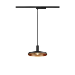 SLV 1010800 LALU® SET 1-Phasen Pendelleuchte PLATE 22 schwarz 40° 700lm