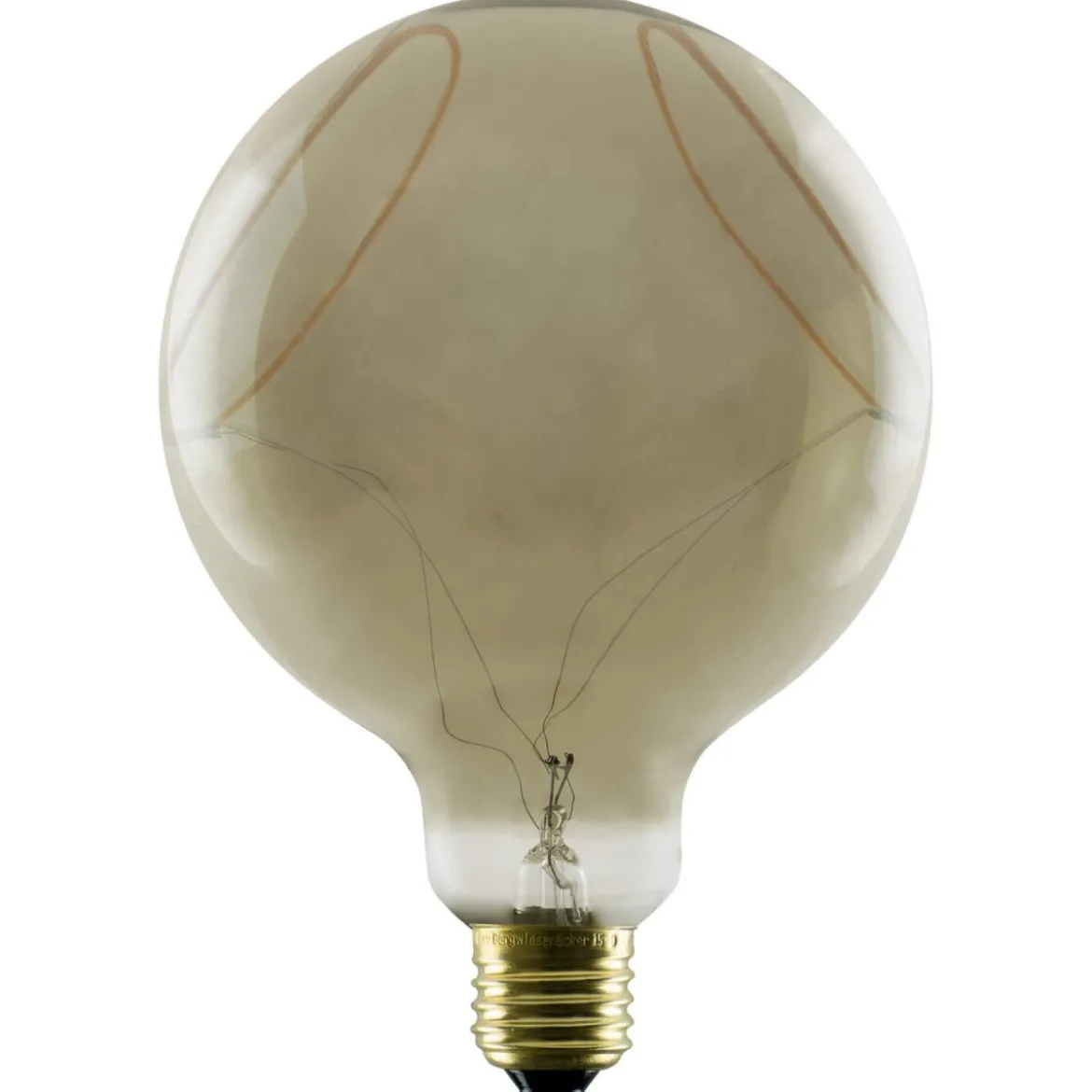 SLV 1008159 LED Globe 125 2x slanting Soft Curve smokey E27 PHASE 400lm 1900K