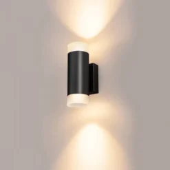 SLV Leuchte 1002933 ASTINA UP DOWN QPAR51 Indoor Wandaufbauleuchte schwarz