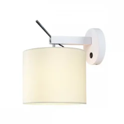 SLV Leuchte 1003035 FENDA E27 Indoor Wandaufbauleuchte weiß ohne Schirm