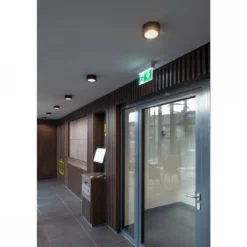 SLV Leuchte 1002968 FERA 25 CL DALI Indoor LED Deckenaufbauleuchte schwarz