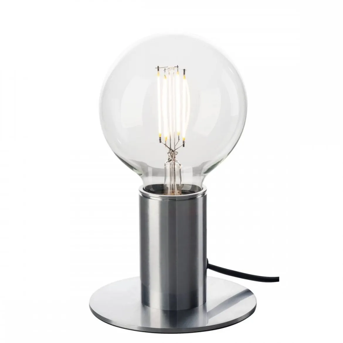 SLV Leuchte 1001678 FITU TL Indoor Tischleuchte alu gebürstet E27 max. 10W