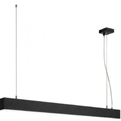 SLV Leuchte 1001400 GLENOS Pendelleuchte mattschwarz 1m 3000K dimmbar