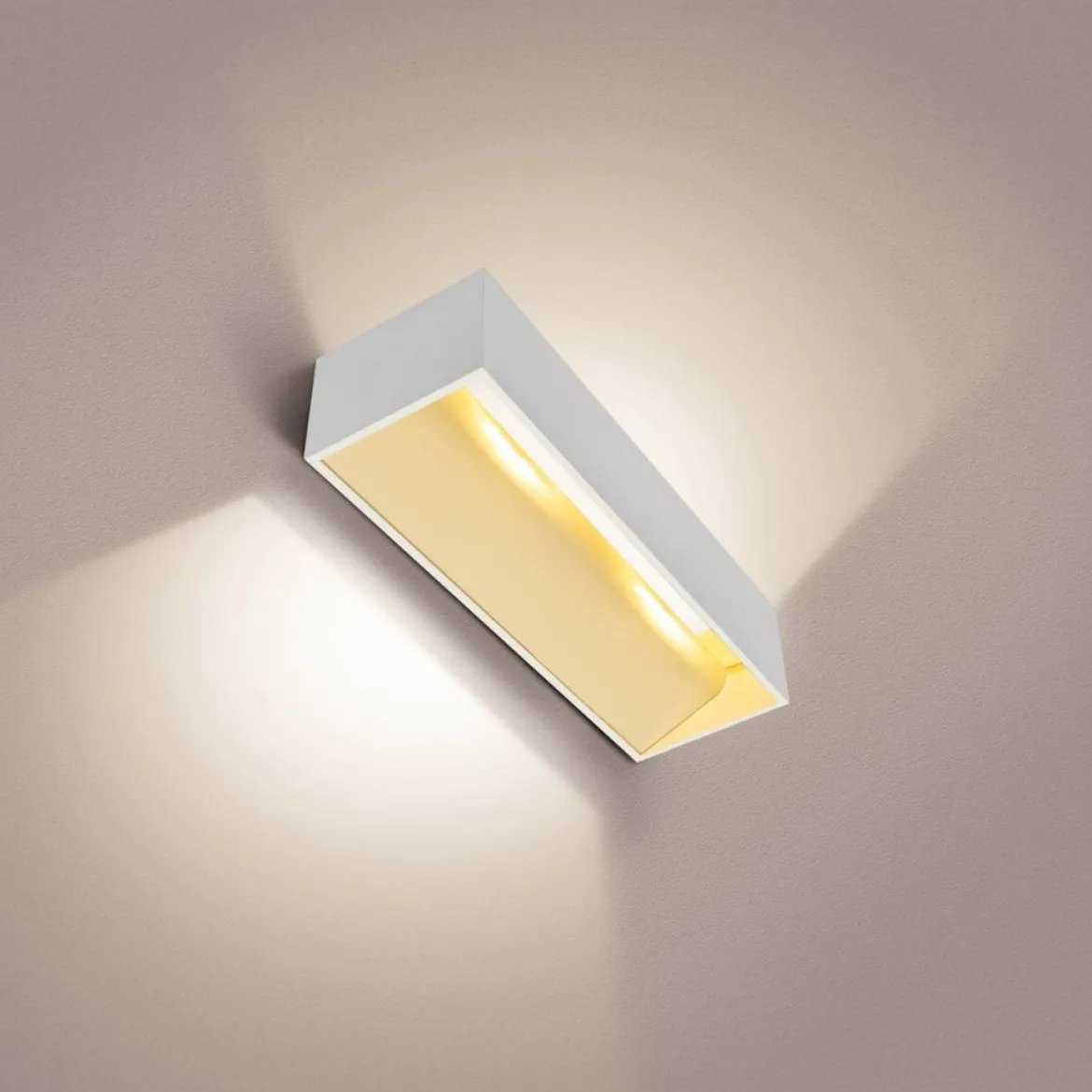 SLV Leuchte 1002844 LOGS IN L Indoor LED Wandaufbauleuchte weiß 3000K TRIAC dimmbar