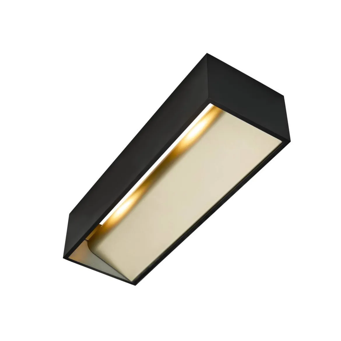 SLV Leuchte 1002928 LOGS IN L LED Wandaufbauleuchte schwarz gold 2000-3000K DIM-TO-WARM