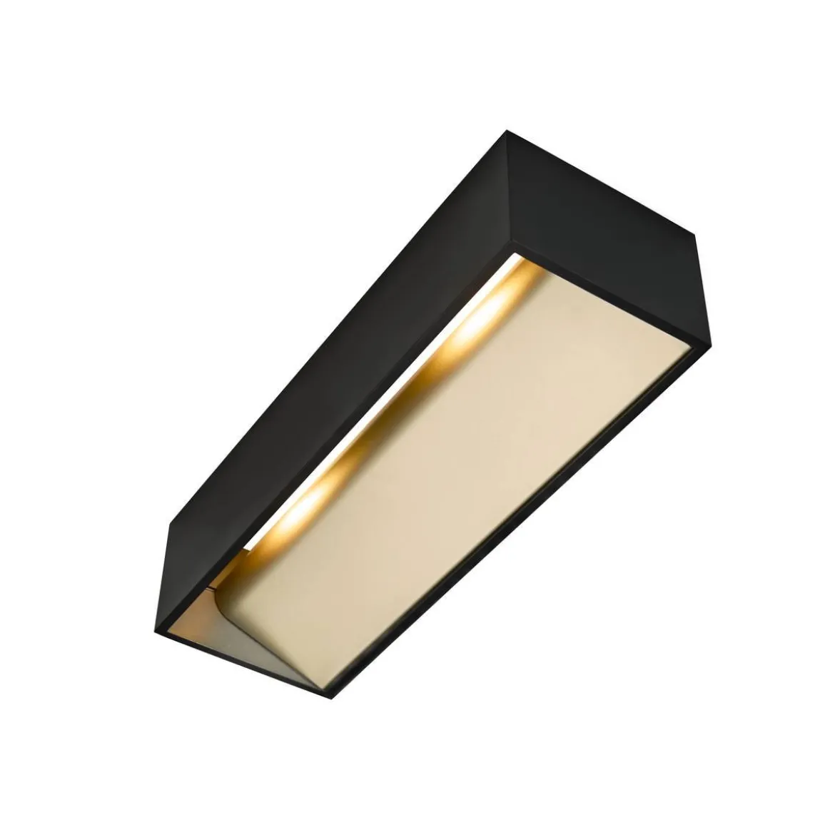 SLV Leuchte 1002928 LOGS IN L LED Wandaufbauleuchte schwarz gold 2000-3000K DIM-TO-WARM