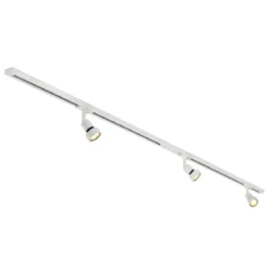 SLV Leuchten No. 143191 1-Phasen Hochvolt-Set 3-flammig weiß 3 x PURI und LED Leuchtmittel