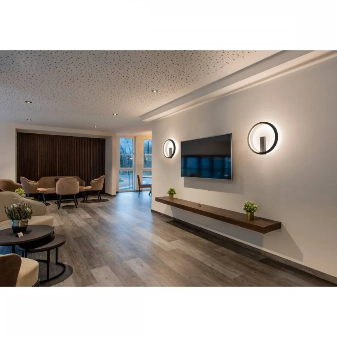 SLV Leuchte 1002915 ONE 40 DALI Indoor LED Wandaufbauleuchte schwarz
