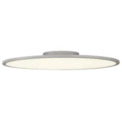 SLV Leuchte 1003043 PANEL 60 DALI Indoor LED Deckenaufbauleuchten rund grau 4000K