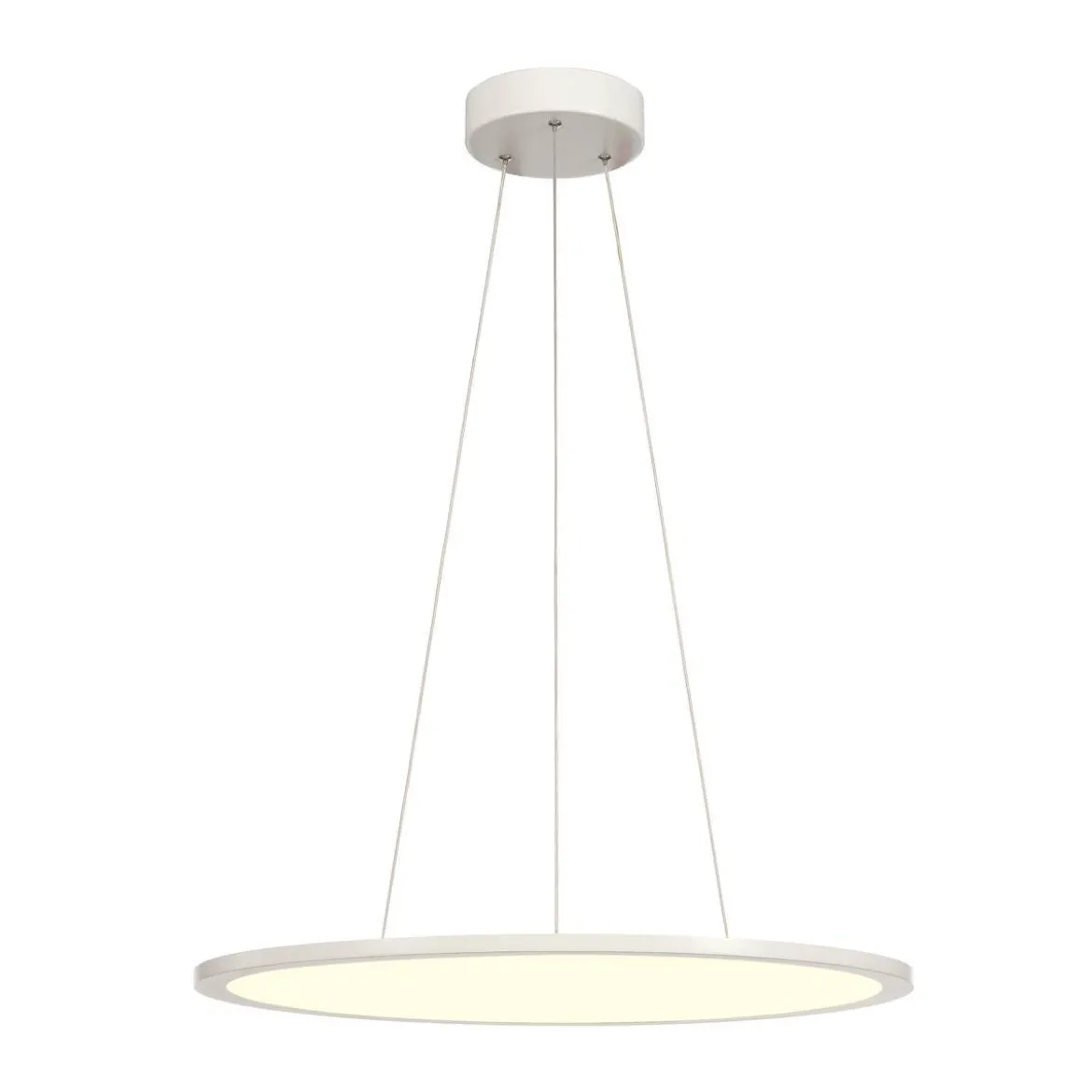 SLV Leuchte 1003045 PANEL 60 DALI Indoor LED Pendelleuchten rund weiß 4000K