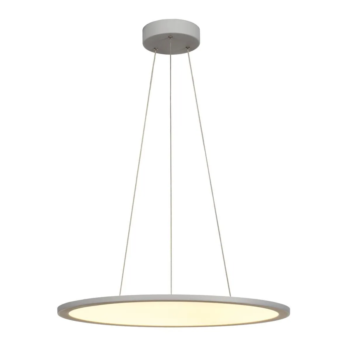 SLV Leuchte 1003046 PANEL 60 DALI Indoor LED Pendelleuchten rund grau 3000K
