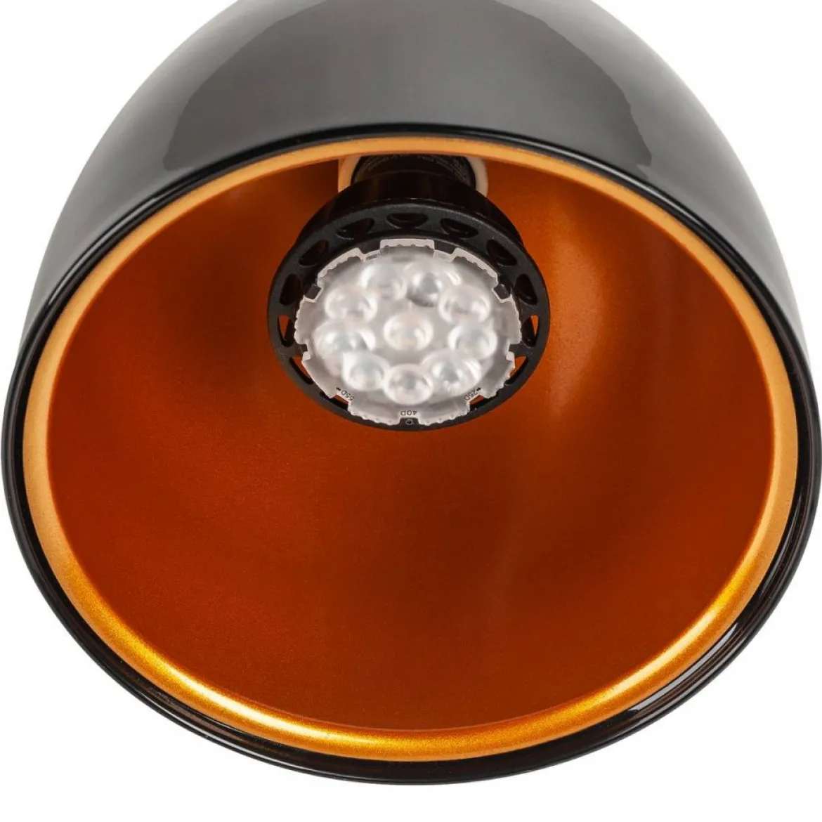 SLV Leuchte 1008052 PARA CONE 14 QPAR51 1-Phasen System Leuchte schwarz gold