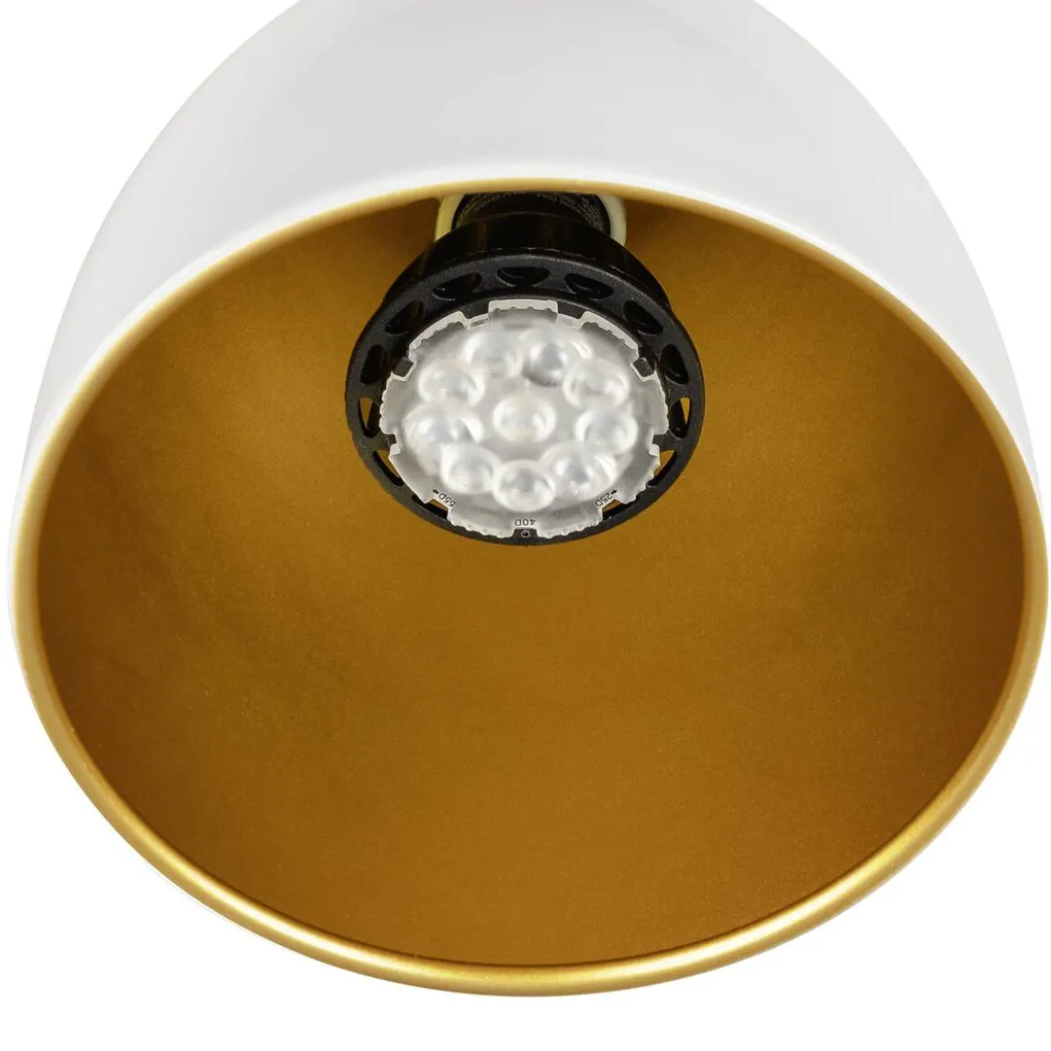 SLV Leuchte 1008053 PARA CONE 14 QPAR51 1-Phasen System Leuchte weiß gold