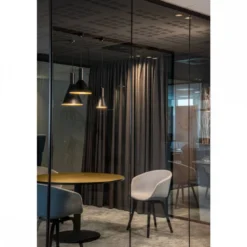 SLV Leuchte 1002950 PHELIA 280 E27 Indoor Pendelleuchte schwarz gold